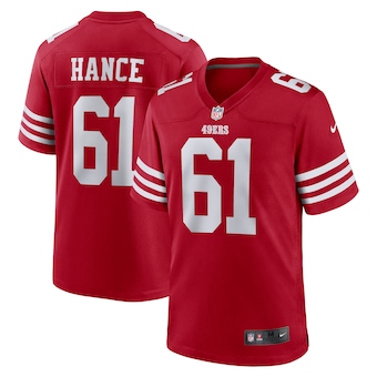 mens nike blake hance scarlet san francisco 49ers game playe